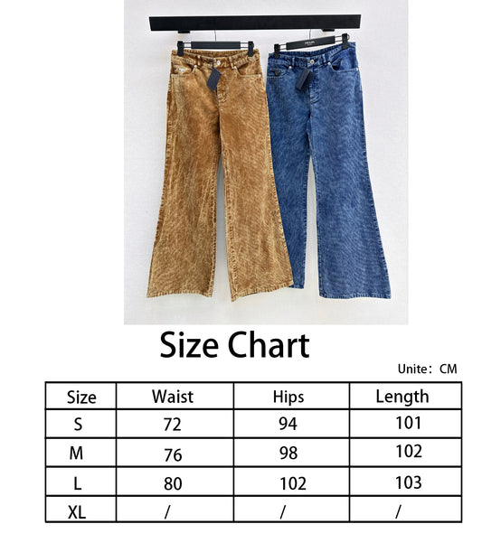 Pra NEW corduroy flared pants