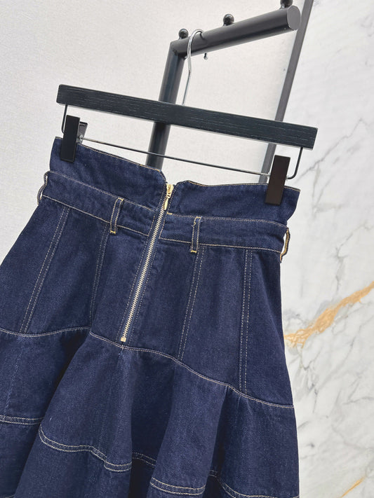 Zimm New Short denim skirt