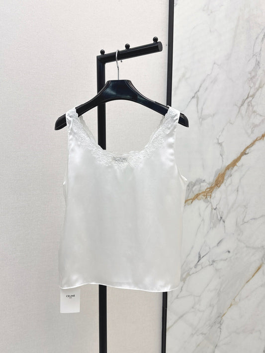 Celi New Embroidered silk vest