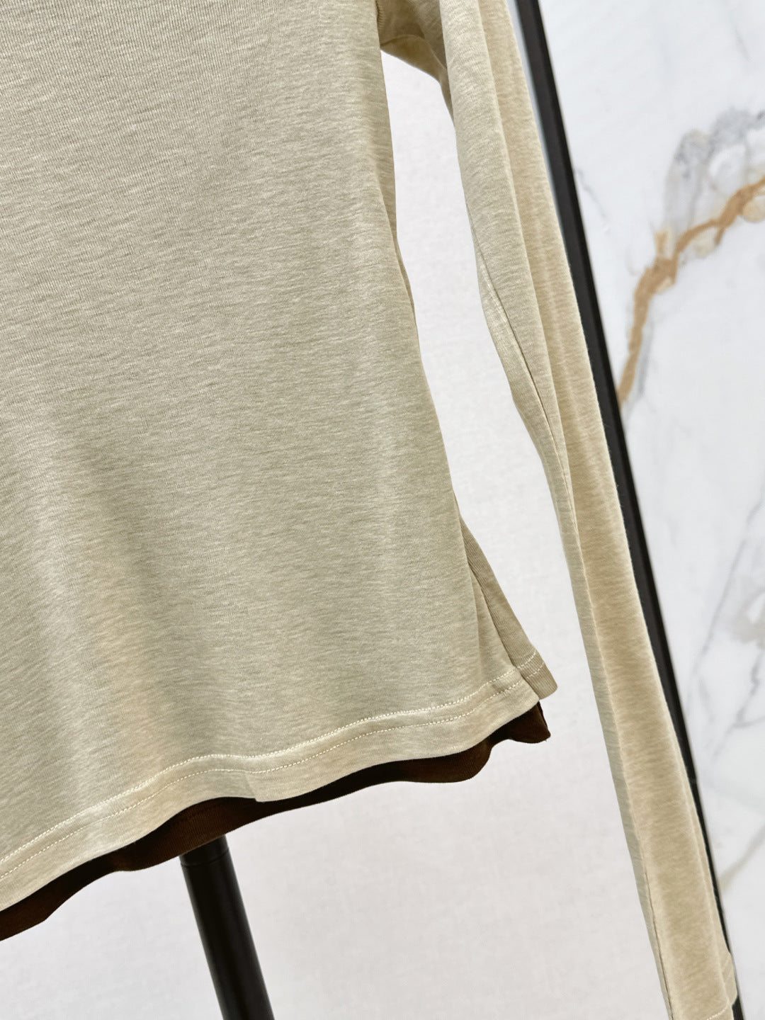 Miu New Fake two-piece design bottoming shirt