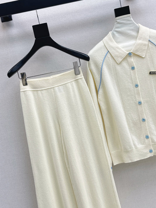 Miu New knitted suit