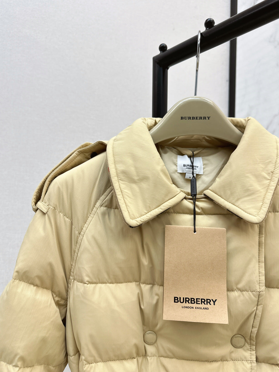 Bur New Double-breasted short down jacket