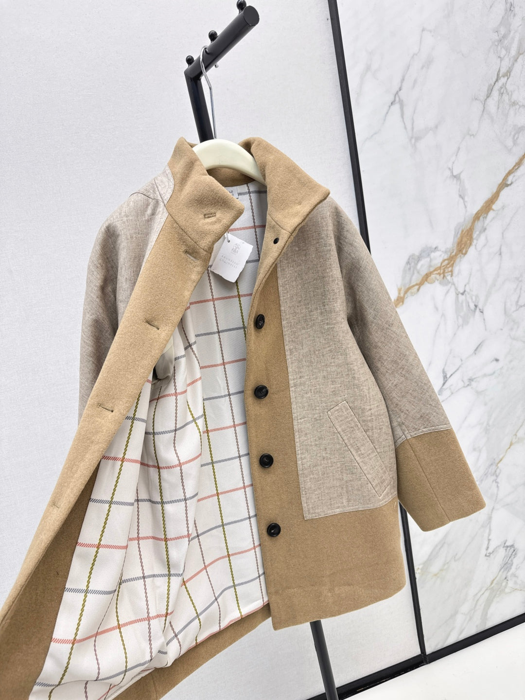 Loro New stand collar coat