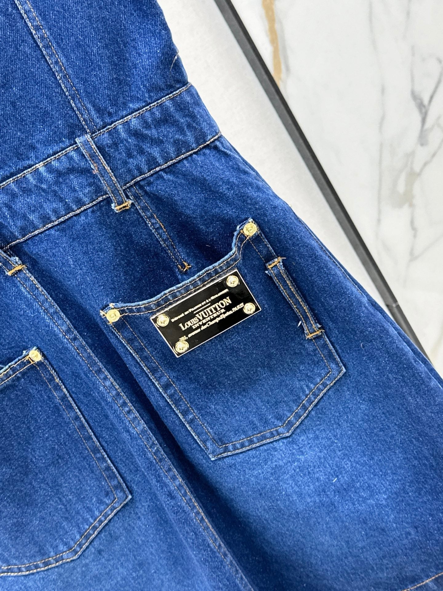 Louis NEW Sleeveless denim dress