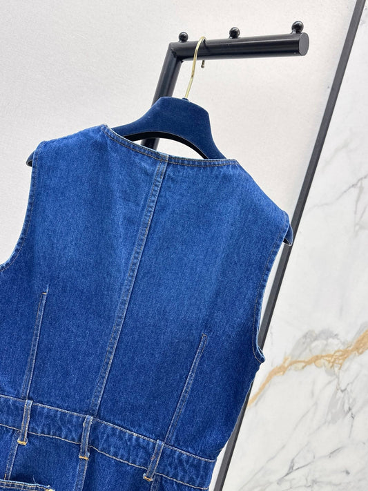 Louis NEW Sleeveless denim dress