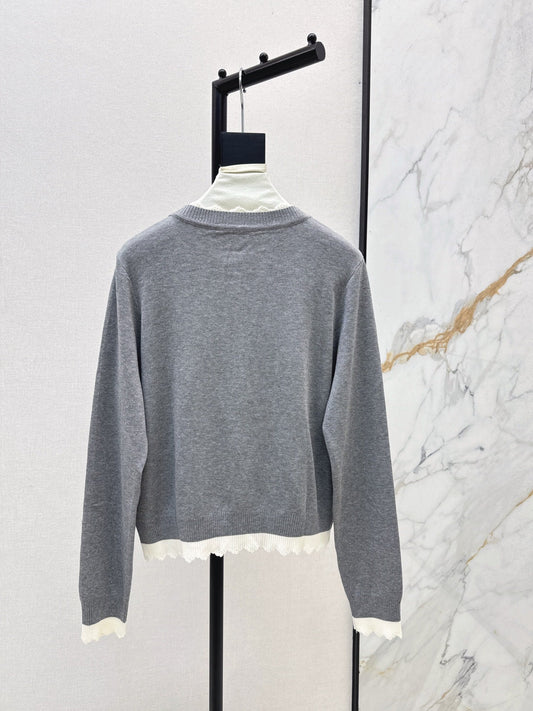 Miu NEW Round-neck cardigan