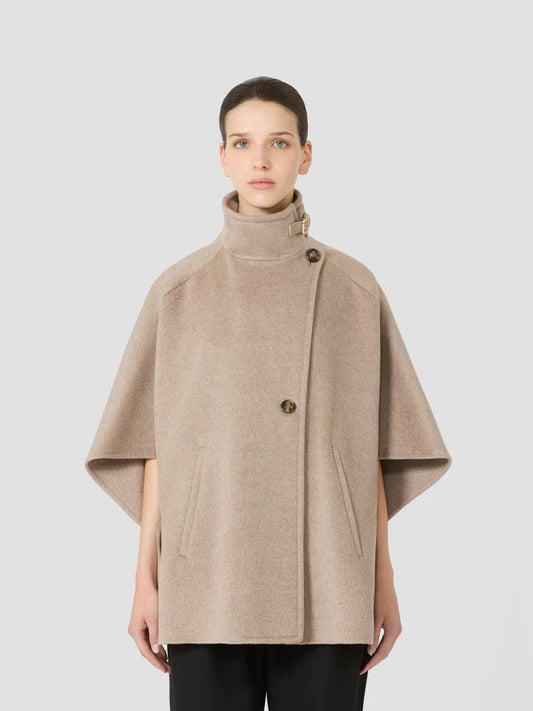 Max NEW woolen cape coat