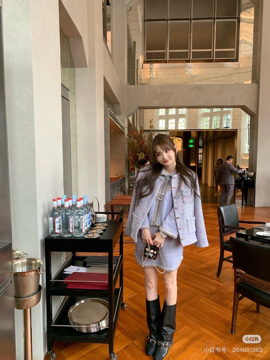 Chan NEW woven skirt