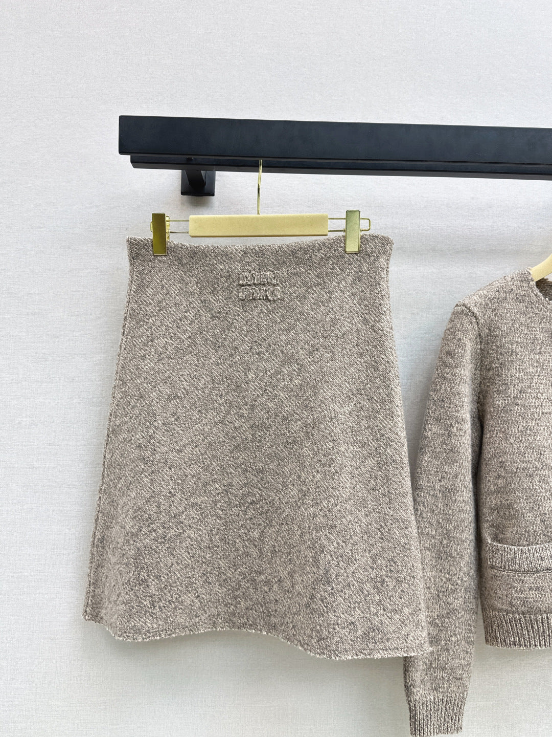 Miu NEW Cardigan and skirt set