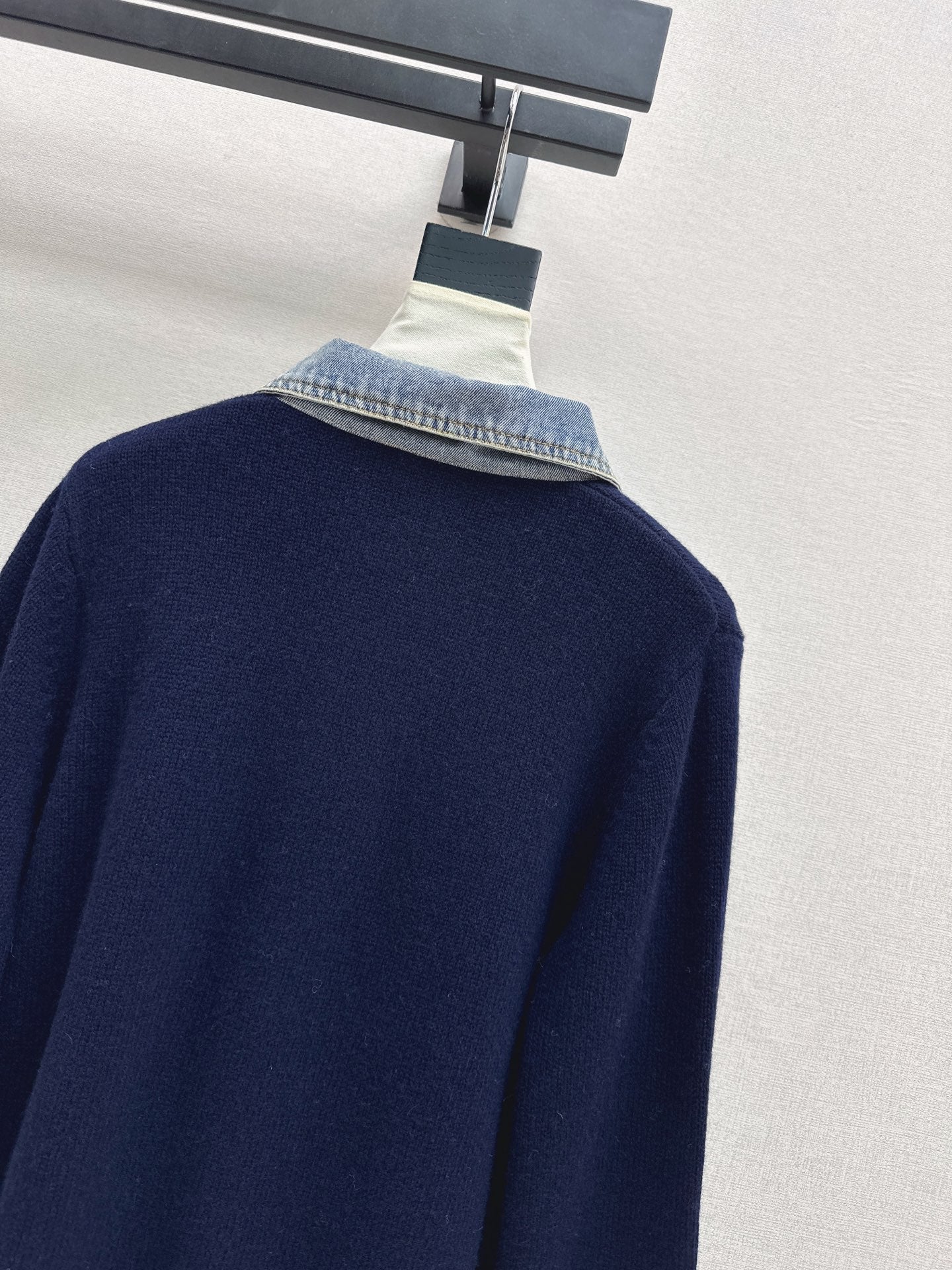 Louis NEW Denim patchwork cardigan