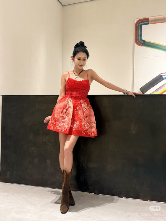 Zimm NEW Printed slip dress