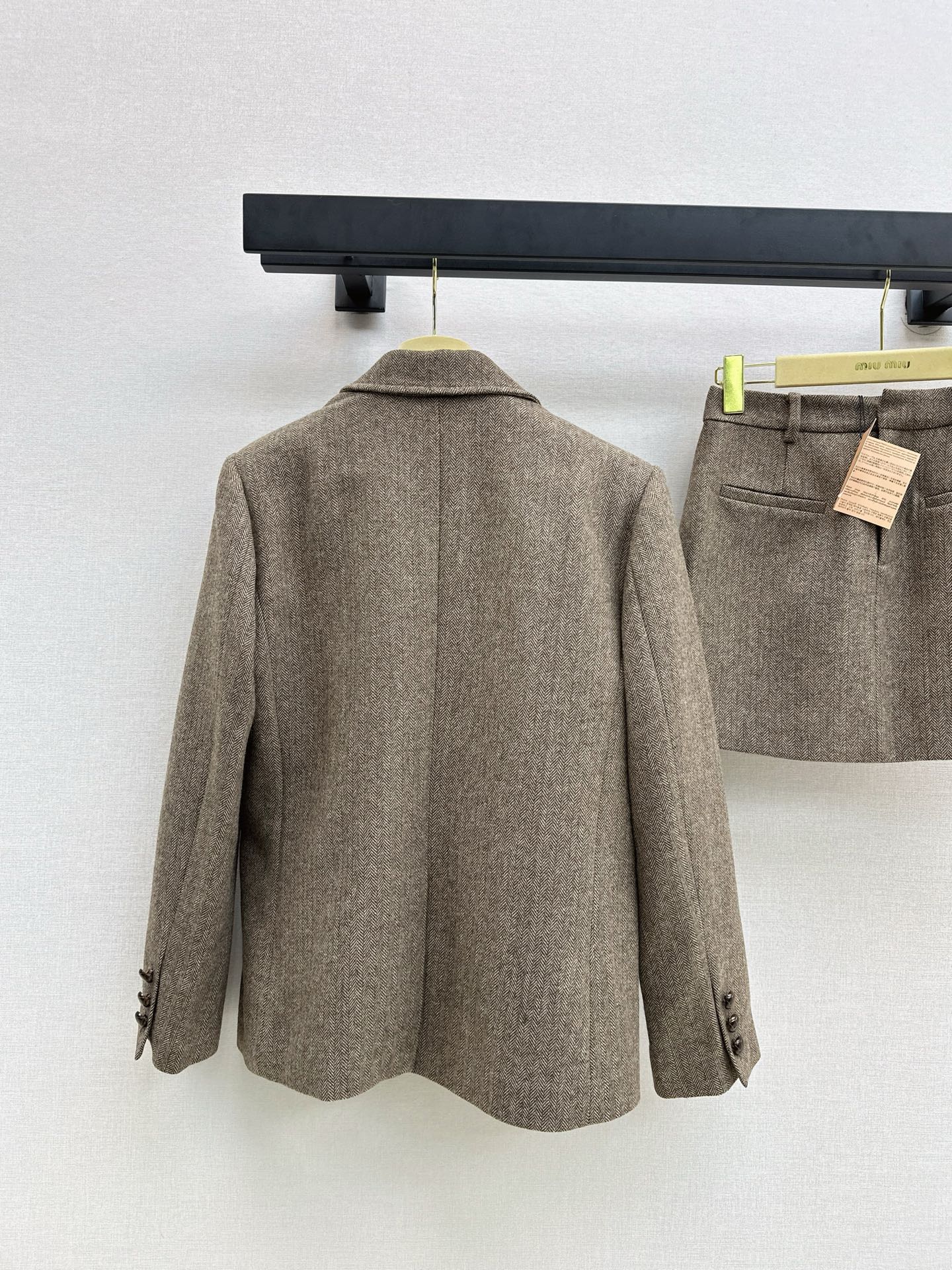 Miu NEW blazer skirt set