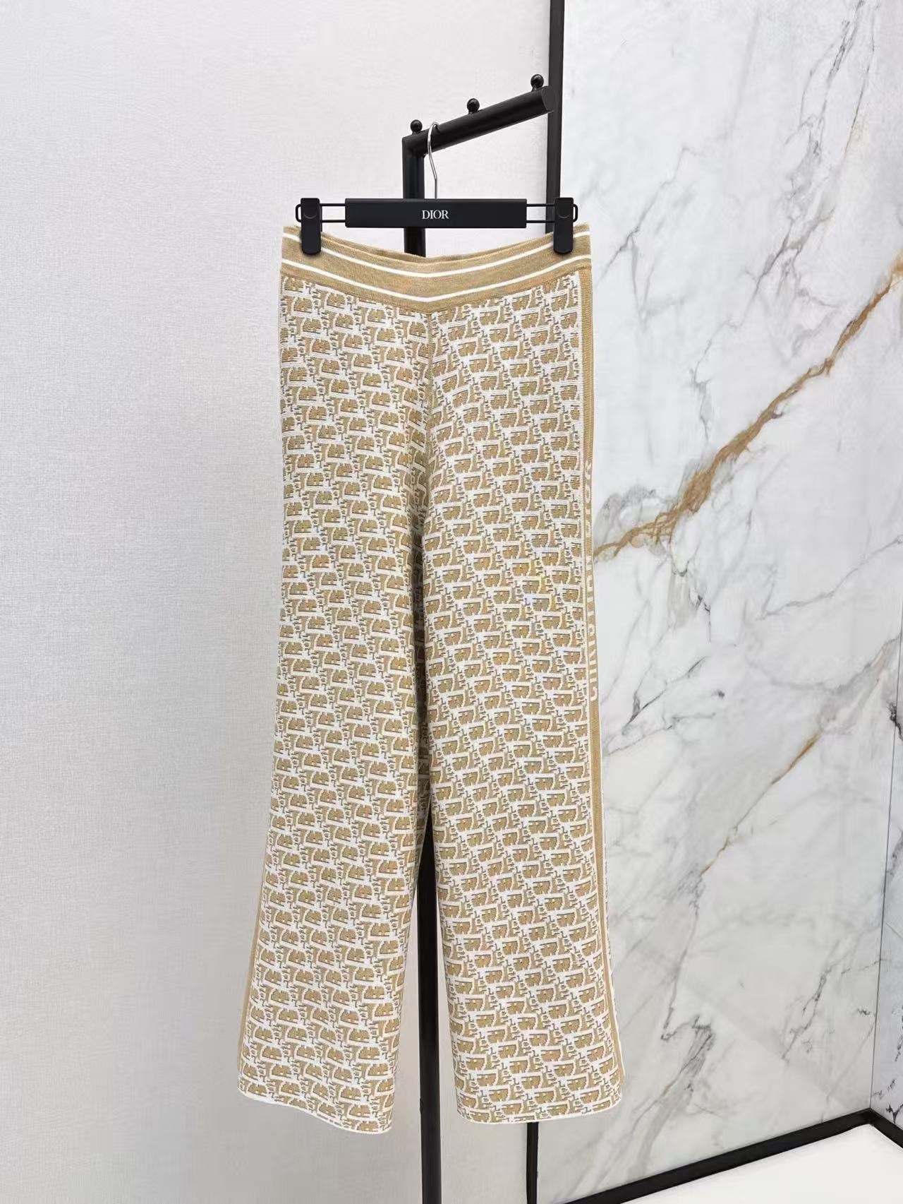 CD NEW Double-faced cashmere pants