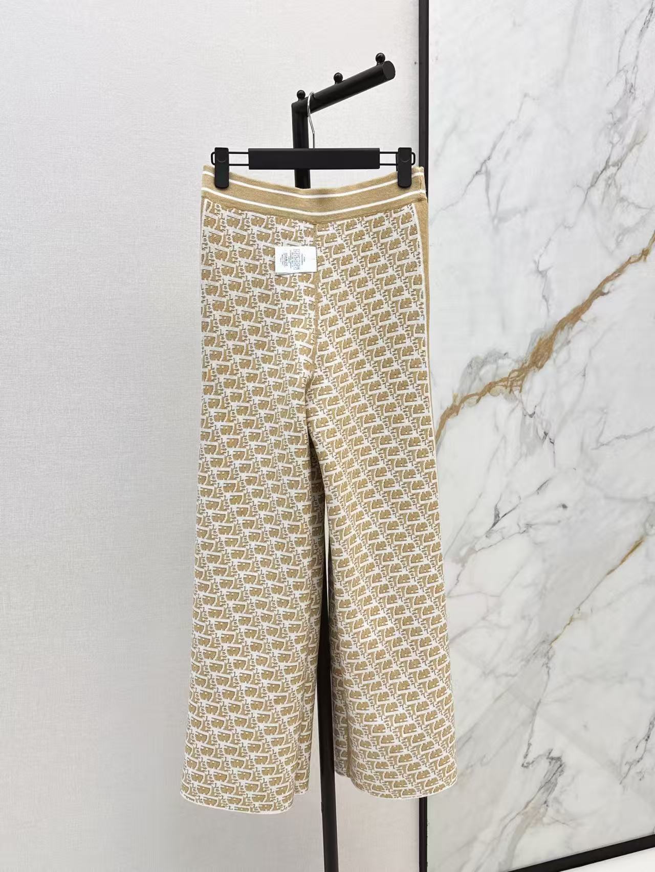 CD NEW Double-faced cashmere pants