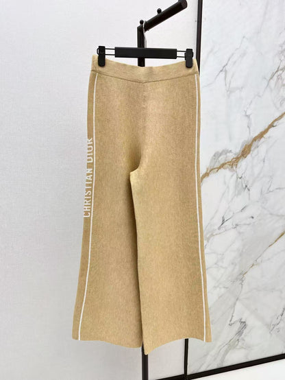 CD NEW Double-faced cashmere pants