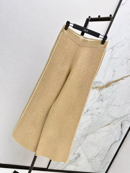 CD NEW Double-faced cashmere pants