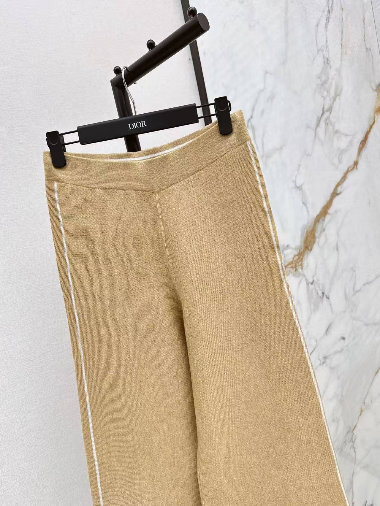 CD NEW Double-faced cashmere pants