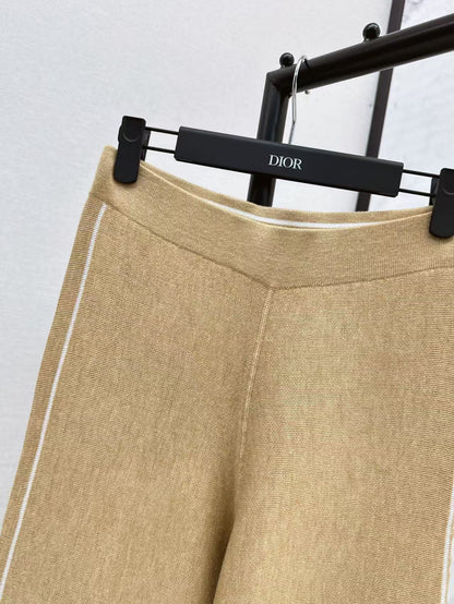 CD NEW Double-faced cashmere pants