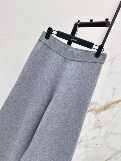 CD NEW Double-faced cashmere pants