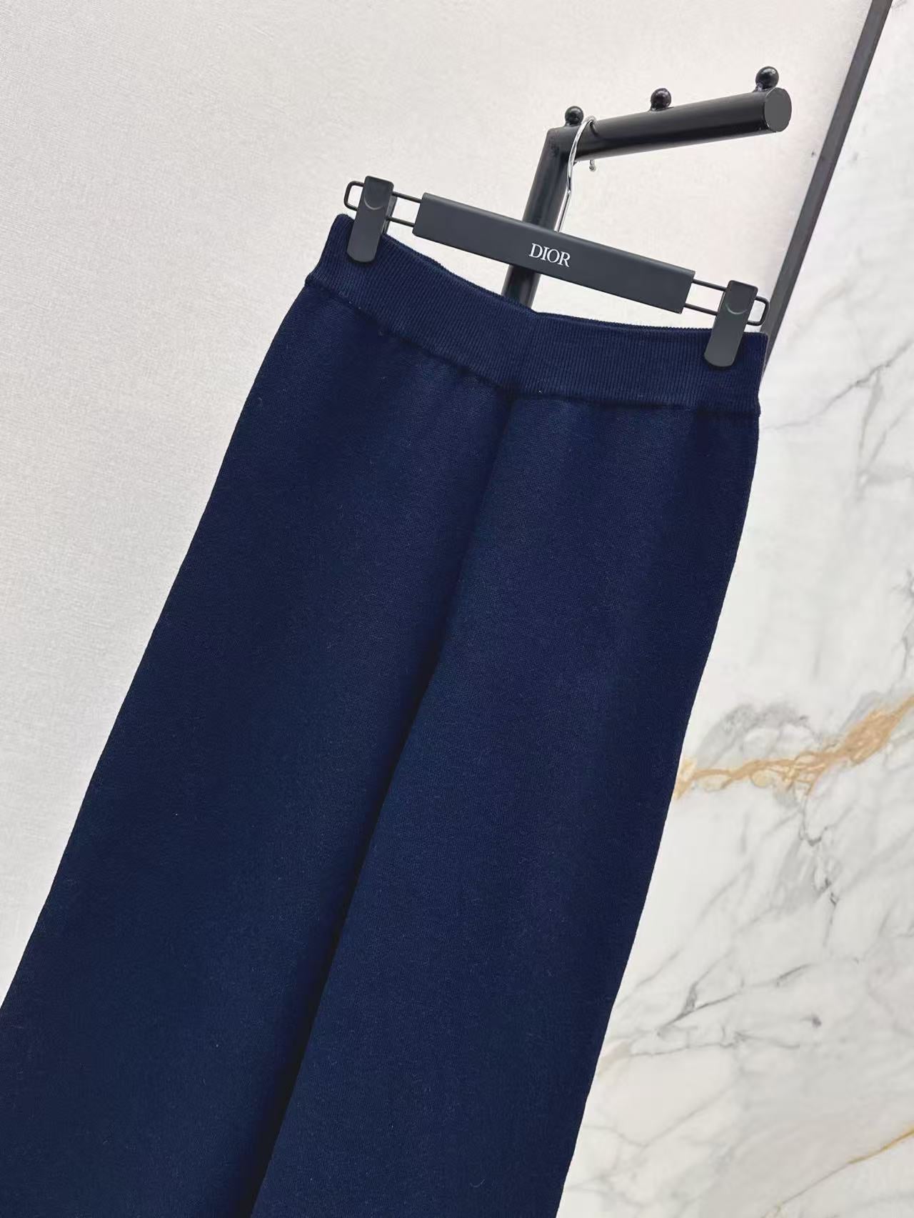 CD NEW Double-faced cashmere pants