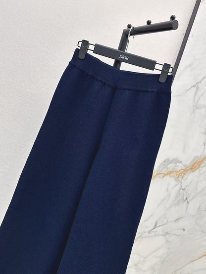 CD NEW Double-faced cashmere pants