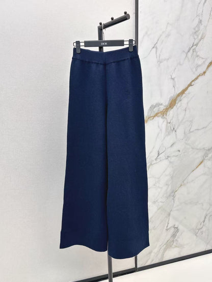 CD NEW Double-faced cashmere pants