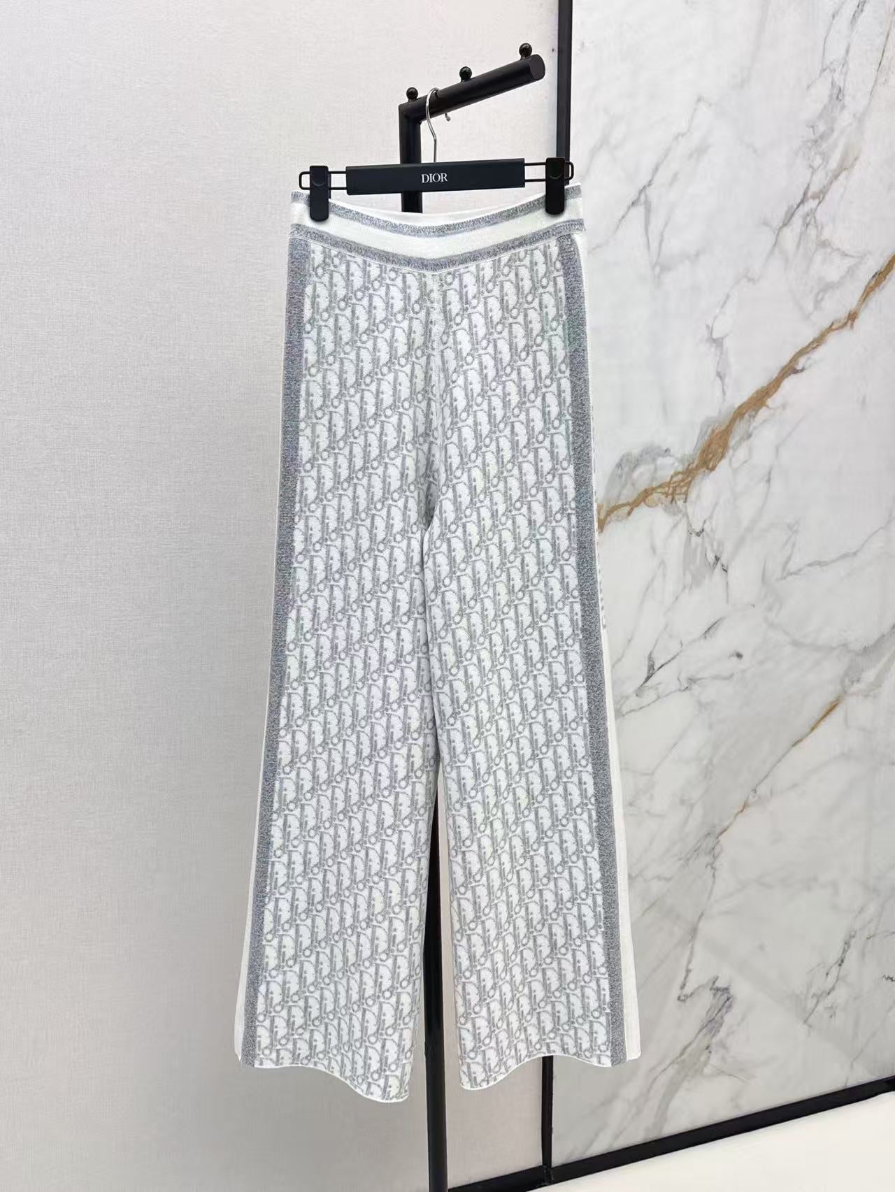 CD NEW Double-faced cashmere pants