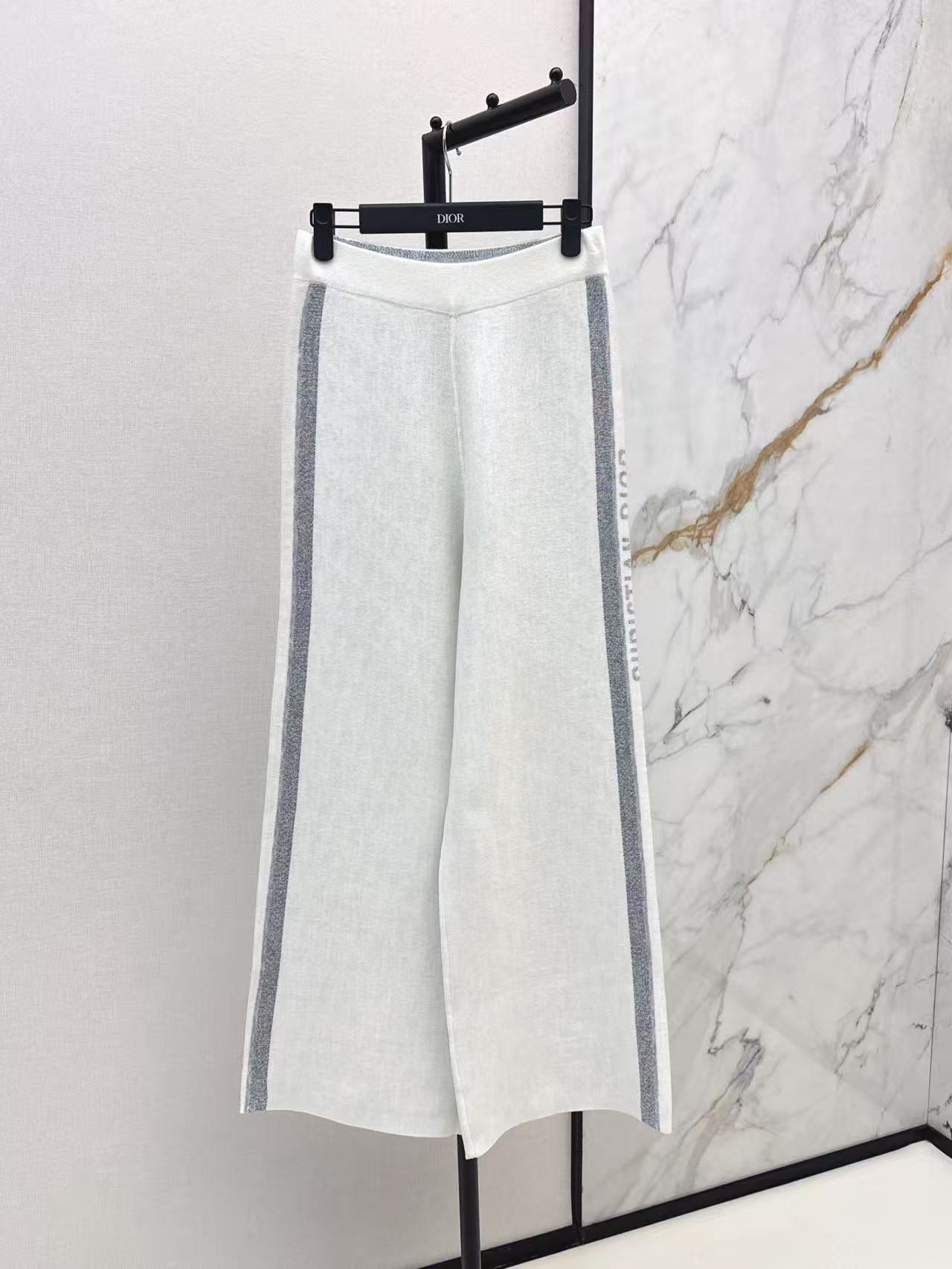 CD NEW Double-faced cashmere pants