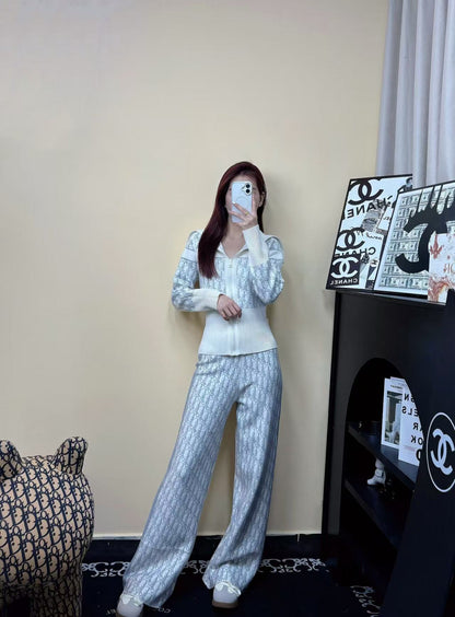 CD NEW Double-faced cashmere pants