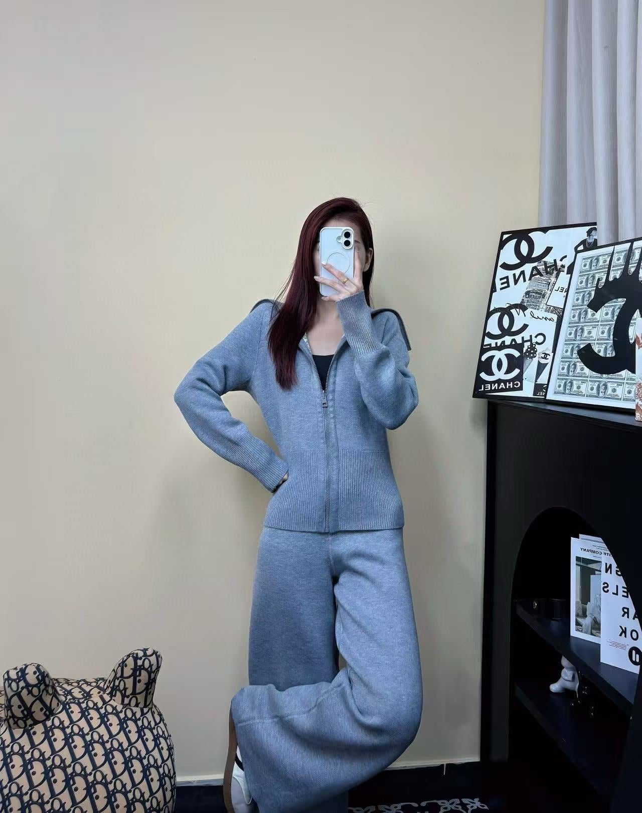 CD NEW Reversible cashmere jacket