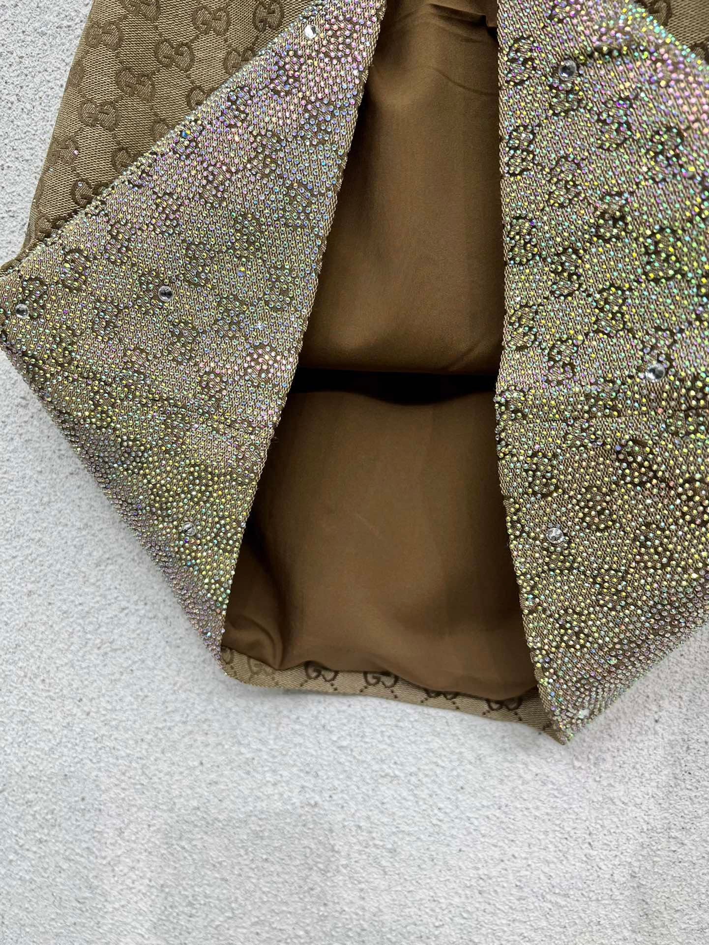 Guc NEW jacquard rhinestones skirt