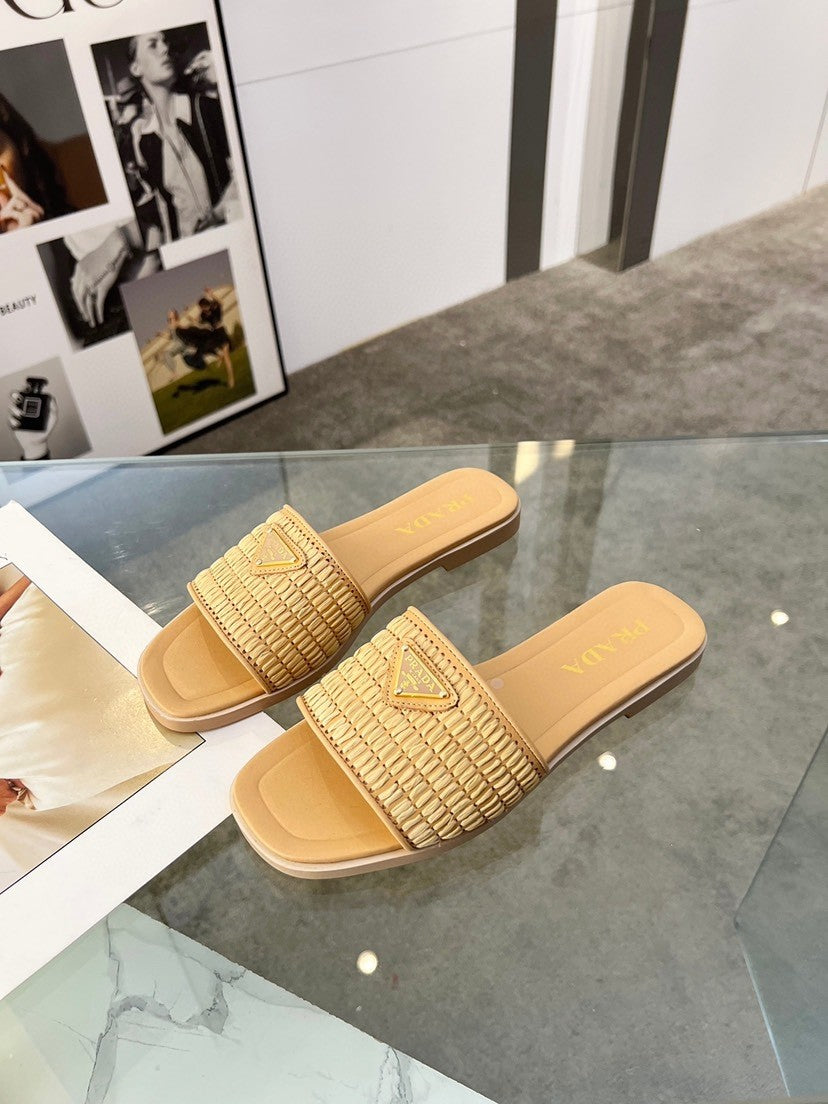 Pra New Flat woven slippers