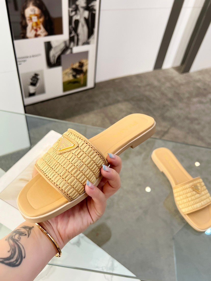 Pra New Flat woven slippers