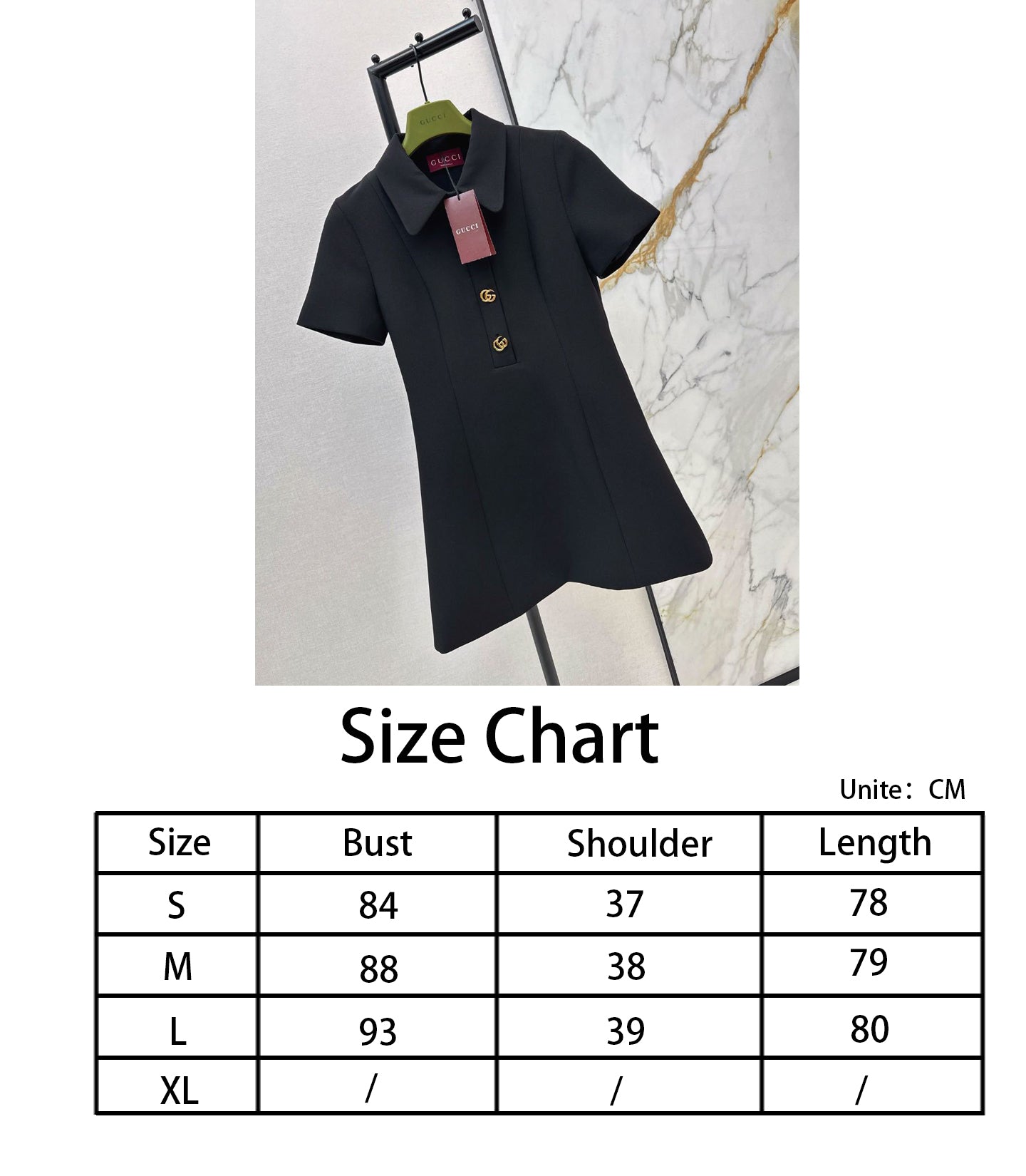 Guc NEW collared dress