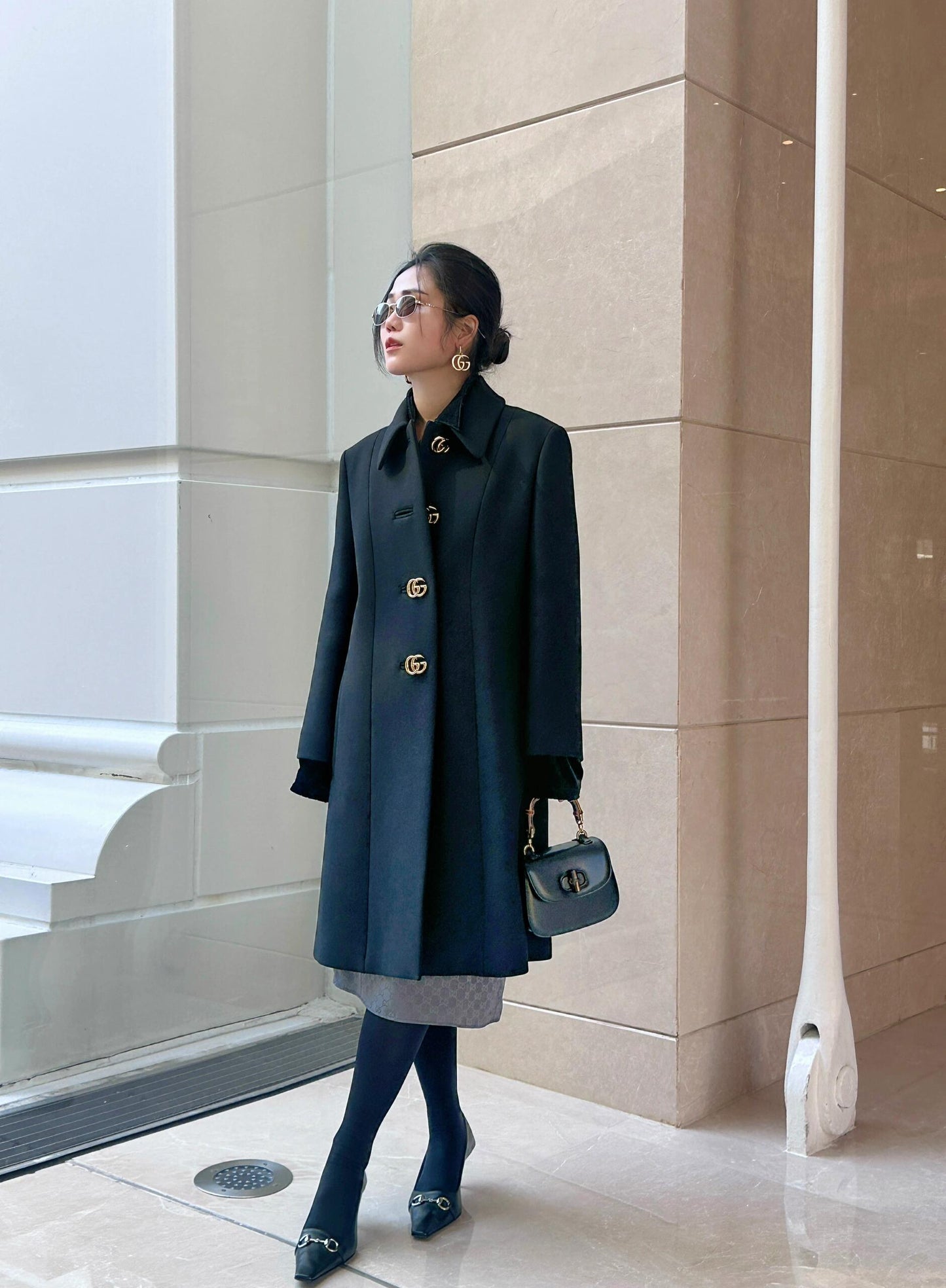 Guc NEW lapel trench coat