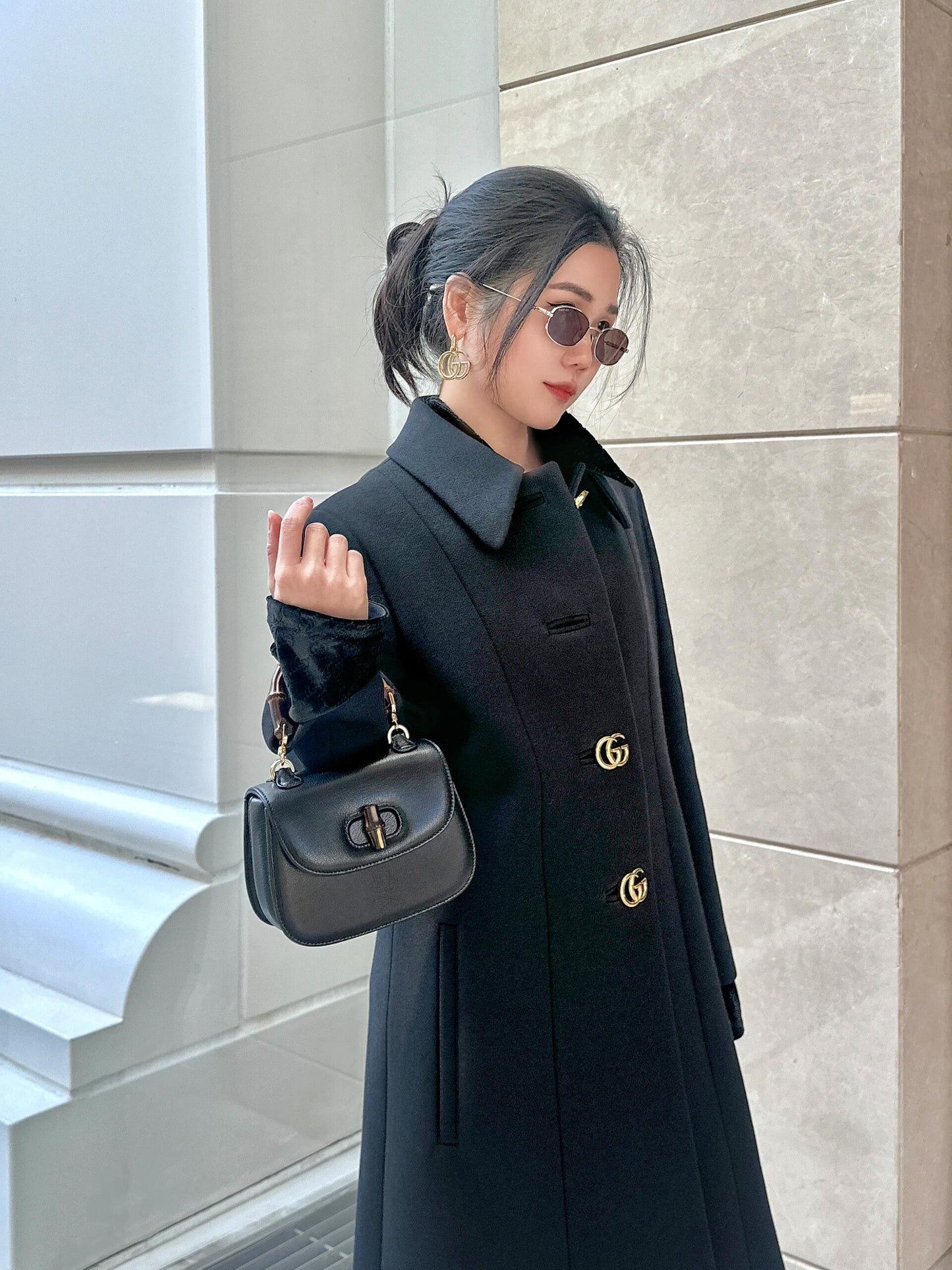 Guc NEW lapel trench coat