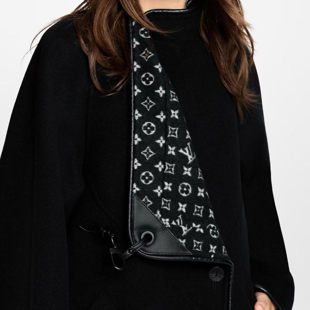 Louis 25fw Long cape coat