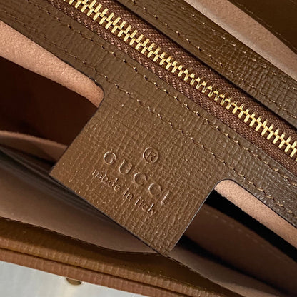 GC Jackie1961 Beige/ebony GG Supreme canvas, with brown leather trim