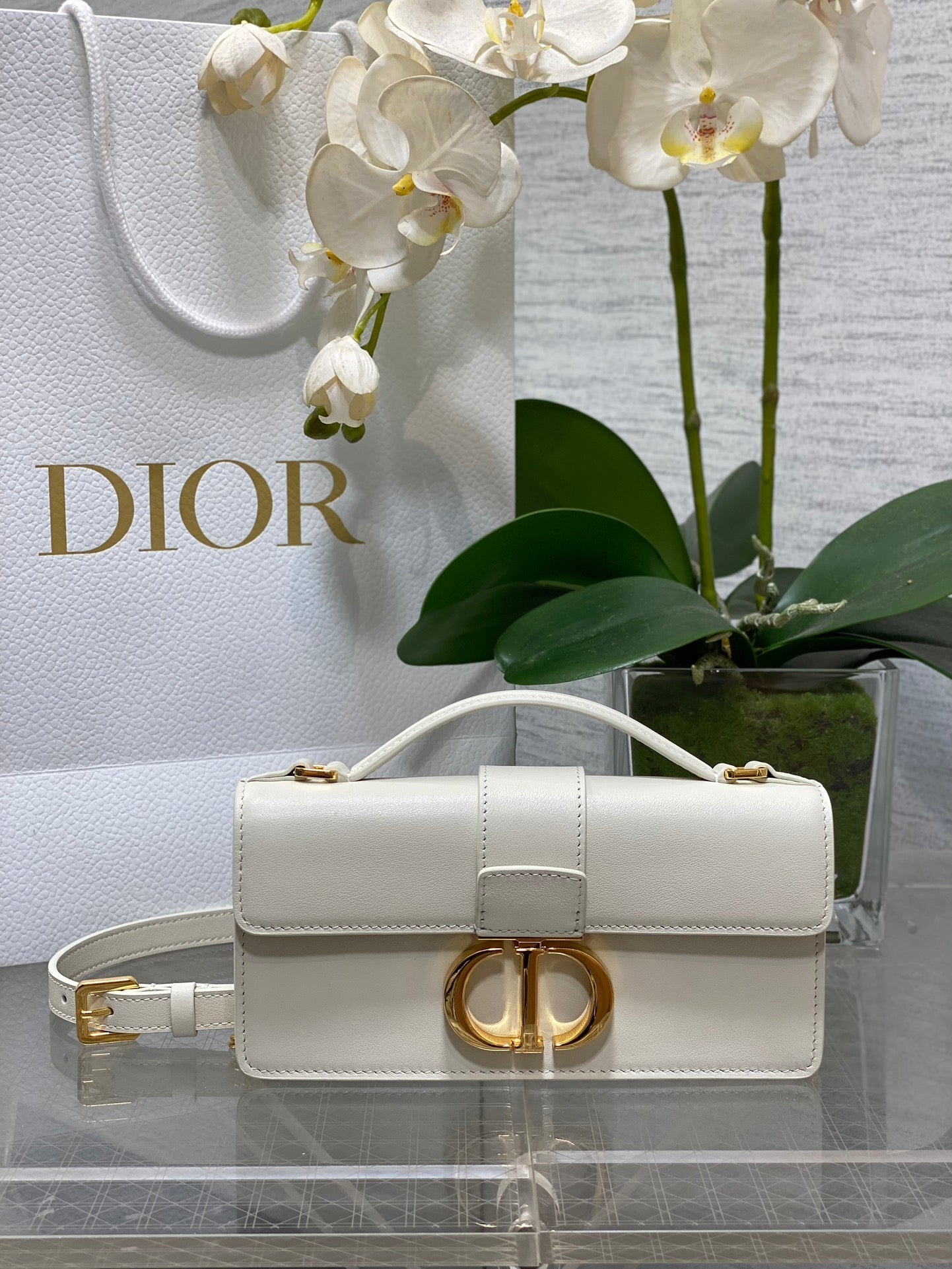 DO  Miss Montaigne Mini Bag Latte Smooth Calfskin