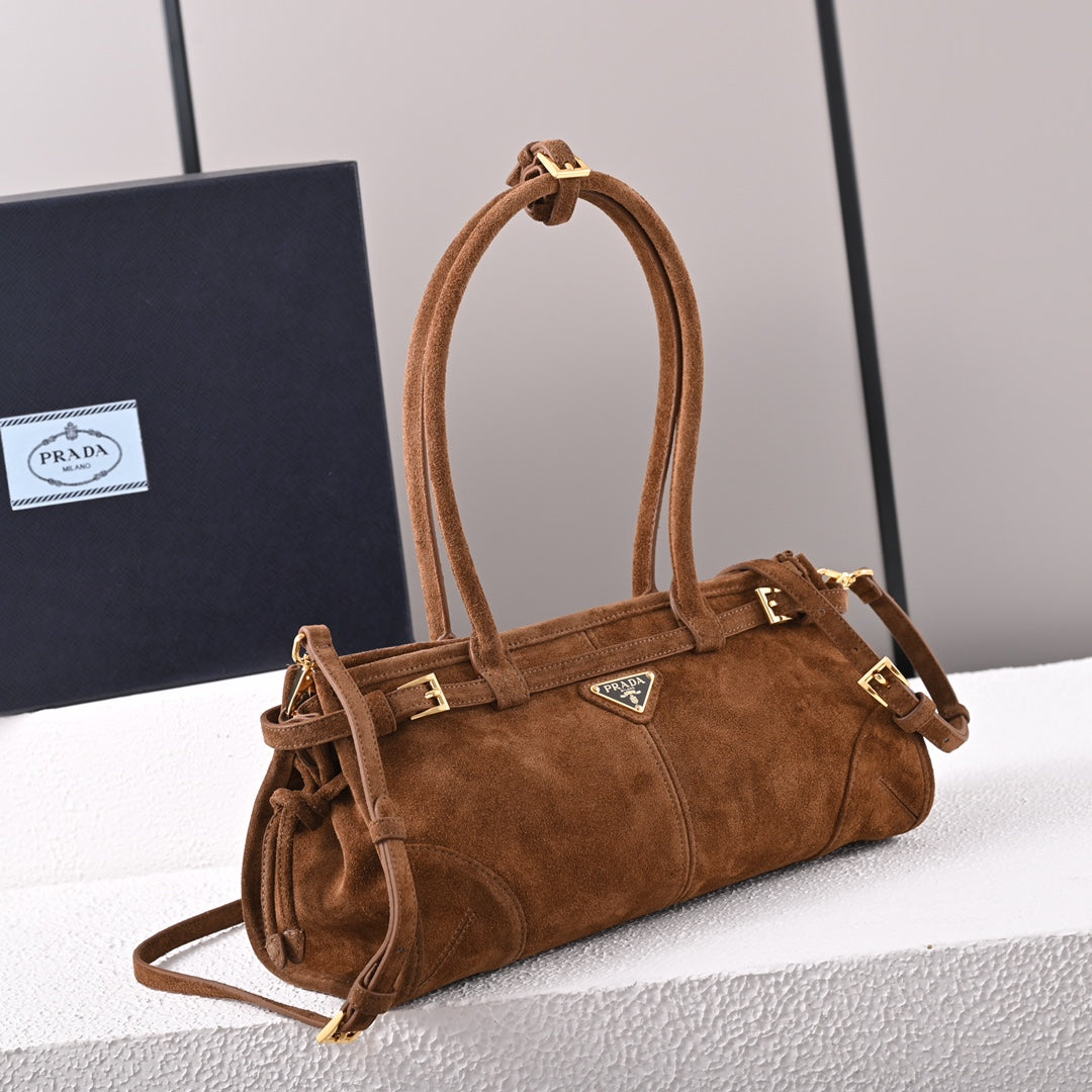 PD LuxSoft Medium Nubuck leather handbag