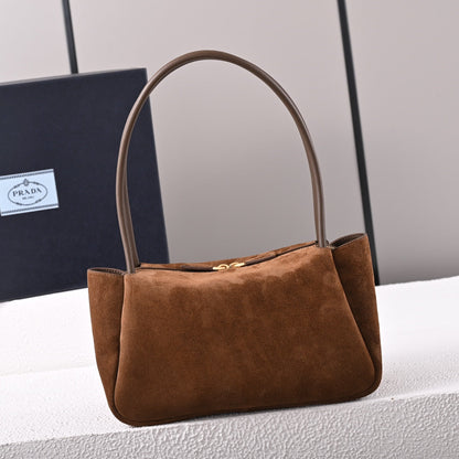 PD  Medium Nubuck leather handbag