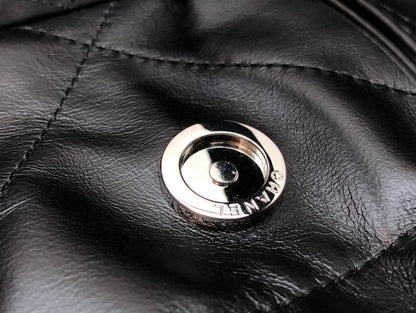 C* 22bag garbage bag♥ black with silver lettering