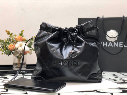 C* 22bag garbage bag♥ black black chain