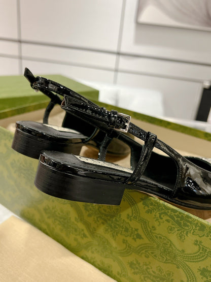 G* New Crystal Diamond Double G Buckle