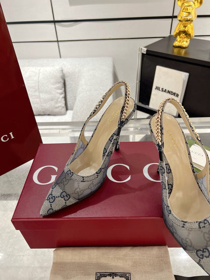 G* New Chain High Heel Sandals