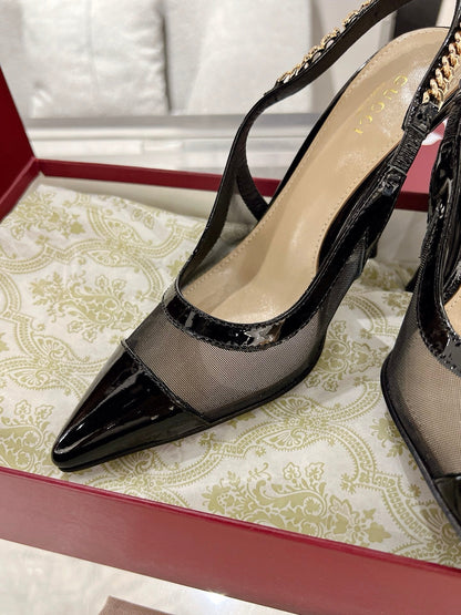 G* New Chain High Heel Sandals