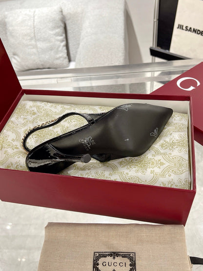 G* New Chain High Heel Sandals