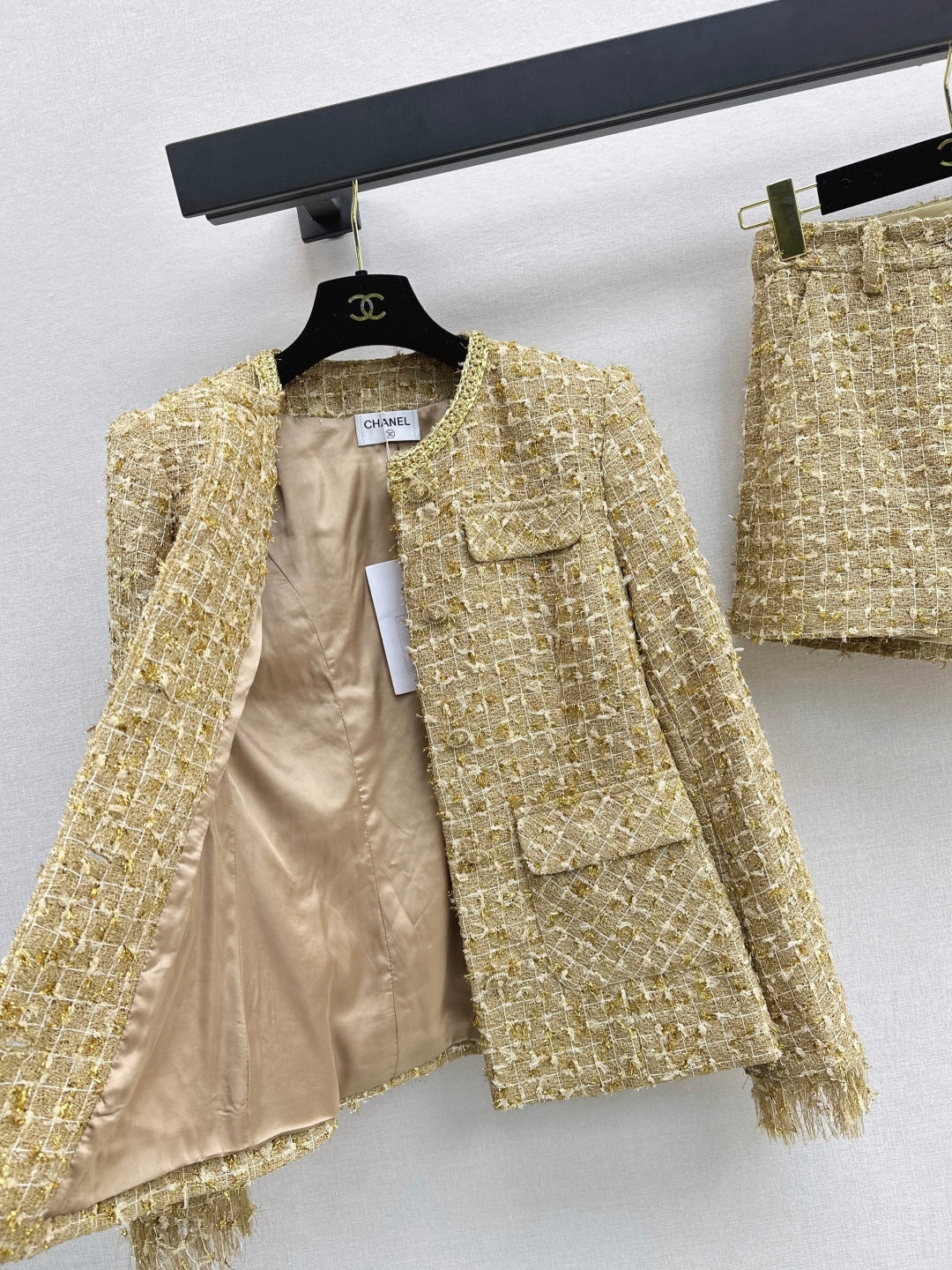 Chan 25fw knitting suit