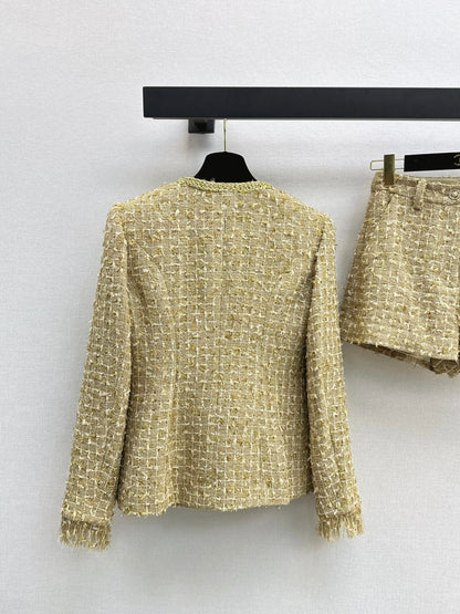 Chan 25fw knitting suit