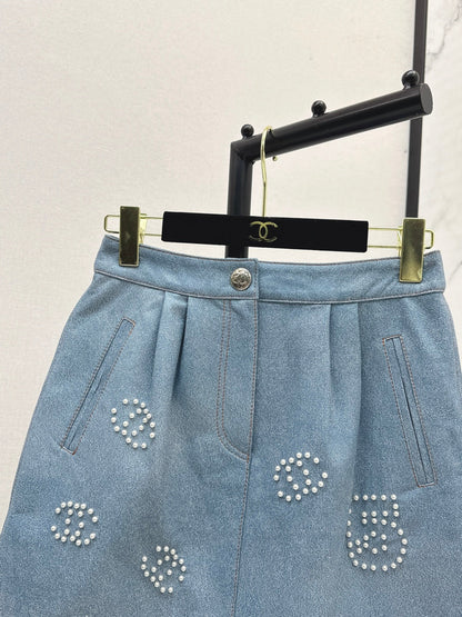 Chan 25FW denim skirt